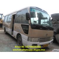 China 29 Seats Used Coaster Bus Toyota Mini Coaster Bus Left Hand Driving for sale