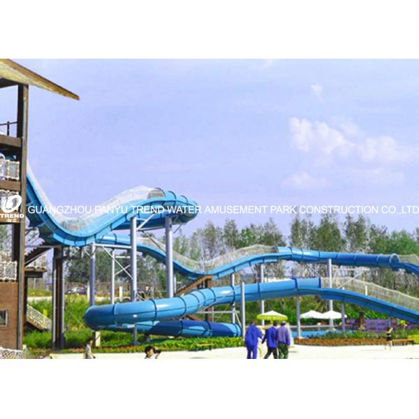 Quality Commercial Fiberglass Adult Waterslide in Adventure Waterpark for sale