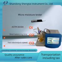 China The Ideal Instrument for Moisture Analysis of Oil Products - SH103 Dual CPU Design of Micro Moisture Tester for sale