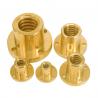 China Golden Copper 2mm Pitch 8mm T8 Lead Screw Nut For 3D Printer factory
