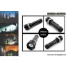 China 10W High Power LED Flashlight Torch Rechargeable 2200mAh Li - Ion Battery factory