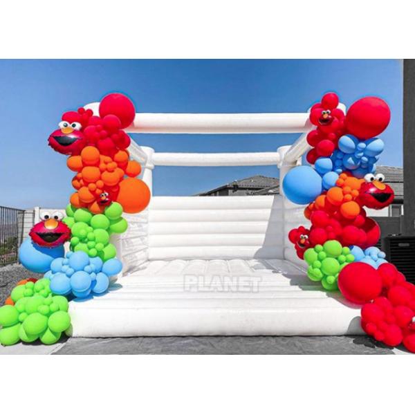 Quality Commercial Grade Wedding Party Used White Bounce Castle Inflatable Bouncy Castle for sale