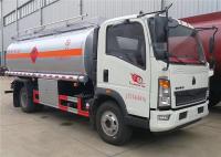 China Sinotruck HOWO 4x2 10M3 10000 Liters Fuel Tank Truck Oil Refuel Truck Fuel Tanker Bowser factory