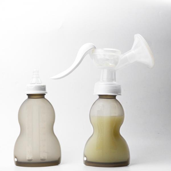 Quality Portable Breast Milk Storage Silicone , Odorless Silicone Milk Bags With Pump for sale