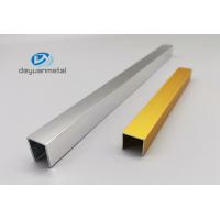 China 6063 Aluminum U Profiles , Electrophoresis U Shape Aluminum Extrusion for sale