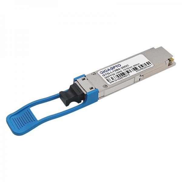 Quality 100G eLR4 20km 4WDM QSFP28 Optical Transceiver Module With Dual CDR for sale