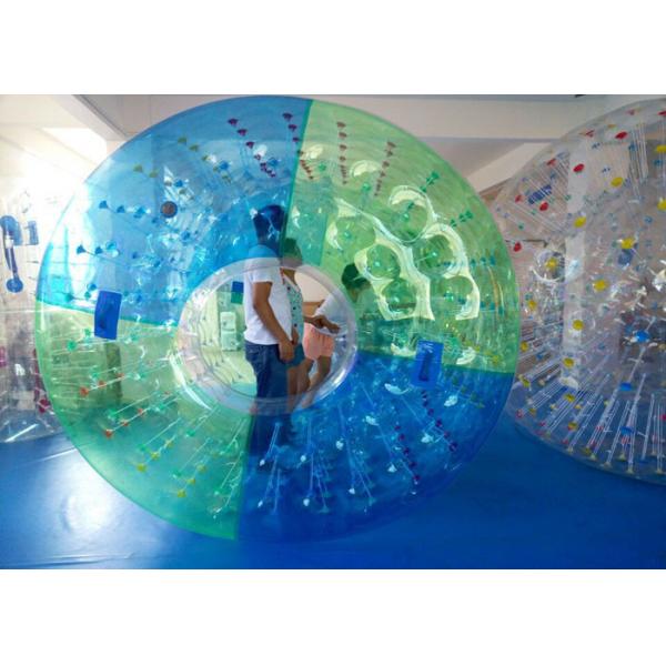 Quality Giant 0.8mm PVC Inflatable Water Roller For Kids / Adults Water Walking Ball for sale