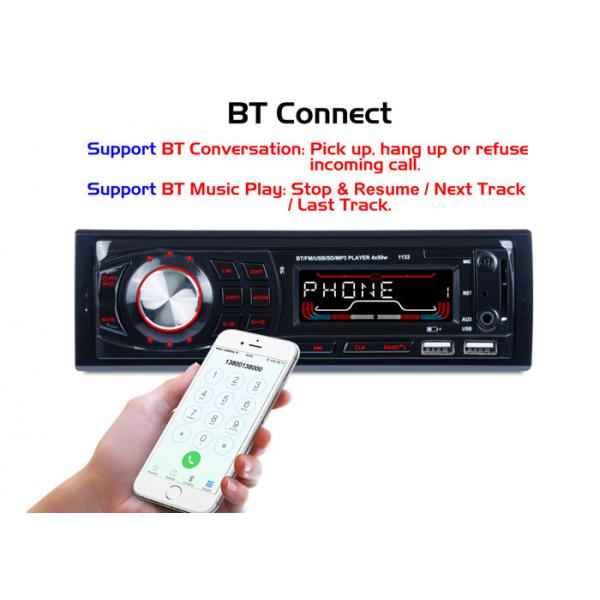 Quality Enabled Bt Car Stereo Car Radio Cd Player Bluetooth Iso Cable Optional for sale