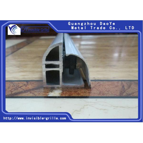 Quality HDB Flat Aluminium Rail Track High Strength For Invisible Grilles for sale