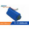 China 18650 11.1V 2600mAh li-ion battery pack with pcm protection factory