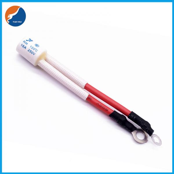 Quality 15A 16A 25A Thermal Cutoff Fuses Ceramic Case Flame Retardant Insulated for sale