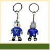 China OEM colorful custom rubber 3D soft pvc Keychain with factory price factory