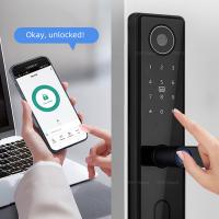 Quality Intelligent Tuya App Door Lock Biometric Recognition Smartphone Remote Control for sale