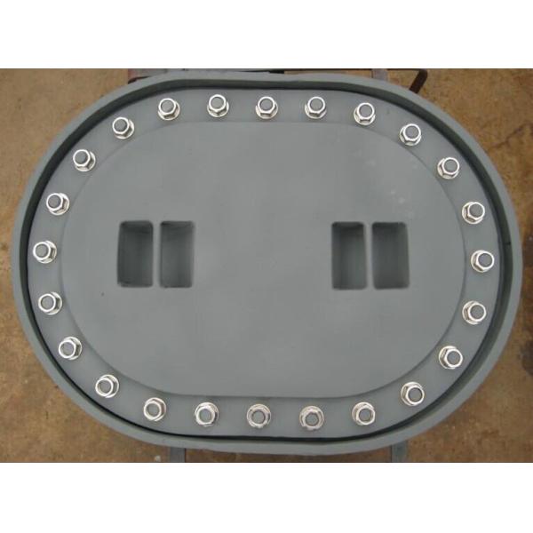 Quality Stainless Steel Ship Hatch Cover Round Angle Watertight / Weathertight for sale