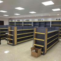 China Wooden Supermarket Shelf Rack Powder Coating Modern Combinated freely factory