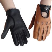 China Deerskin Leather Without Lining Leather Driving Gloves factory