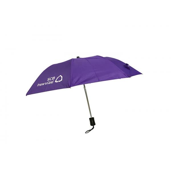 Quality Foldable Anti UV Umbrella , Triple Fold Umbrella Super Light Manual Close Open for sale