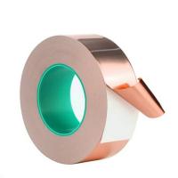 China 76mm Adhesive Copper Tape Custom Log Roll Conductive Adhesive Tape for sale