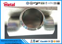 China Butt Welding Fittings Seamless Nickel Alloy 825 Equal Tee ASME B 16.9 factory