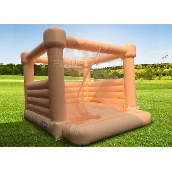 Quality Commercial Outdoor Adult Inflatable Bounce House Combo Castle White Bounce House for sale