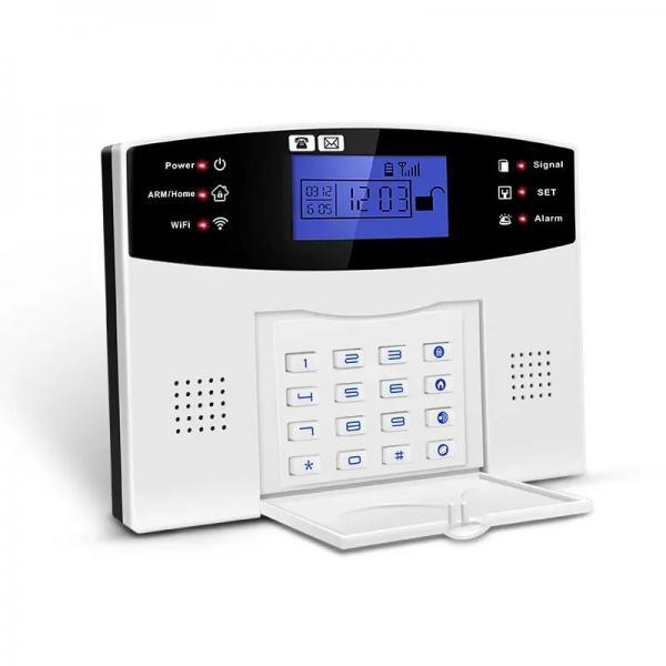 Quality TUYA WIFI GSM /SMS Home Security Alarm System wiht Door Sensor/PIR Detector for sale