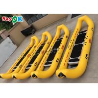 China Yellow PVC Inflatable Boats Rapid Deployment River Raft Kayak Canoe Raft Water Rescue factory