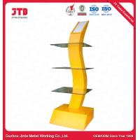 China Customized Steel Q195 Shop Display Shelving With Lighting Special Shape for sale