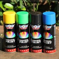 China Matt Thermoplastic LPG 450ML Acrylic Aerosol Spray Paint factory