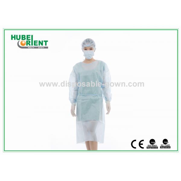Quality Professional Waterproof Disposable Medical Isolation Gowns For Hospital And Doctors Use for sale