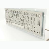 China Waterproof IP65 Medical Grade Keyboards Kiosk Metal Keyboard 300x110mm factory
