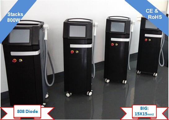 Quality Vertical 808nm Diode Laser Hair Removal Machine With Adjustable Energy Density for sale