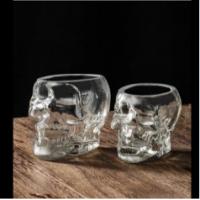 China Whisky Brandy Vodka Brewed Wine Spirits Cup Skull Glass Bottle Special Shaped 50-700ml for sale