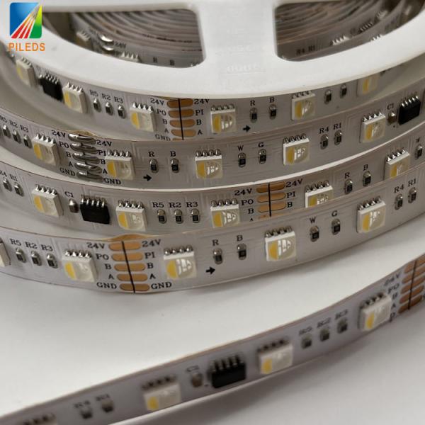 Quality DC24V DMX512 LED Flexible Strip Light RGBW 60LEDS/M 20pixels/M for sale