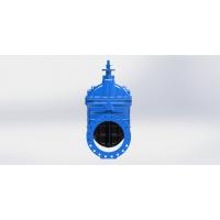 Quality Ductile Iron Gate Valve Top Cap Or Hand Wheel Operated , Vulcanized Rubber Wedge for sale
