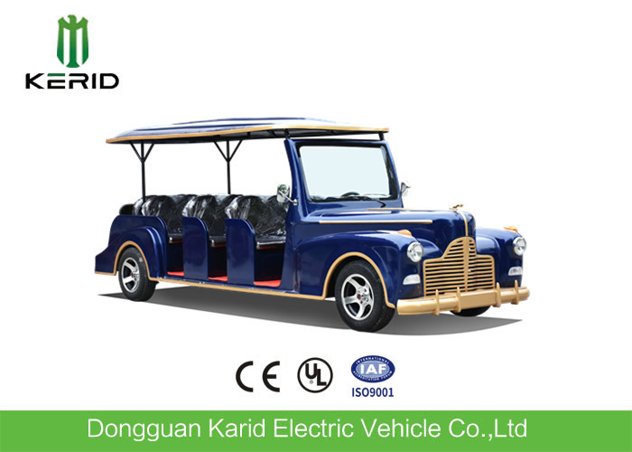 China New Launched 11 Passengers Electric Vintage Cart 4 Wheel Electric Vehicle for sale