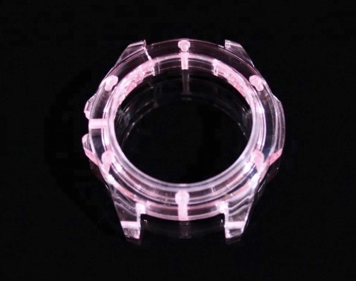 Quality Red Single Sapphire Crystal Glass , Custom Sapphire Watch Crystal Transparent for sale