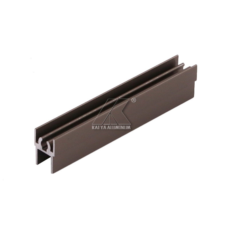 China Furniture Aluminium Tube Profiles Bronze Customized Length / Size / Thickness factory