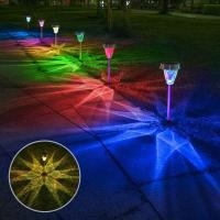 Quality IP65 Waterproof Ground Level Landscape Lighting Solar Powered Landscape Lights for sale