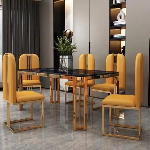 Quality Quartz Hotel Restaurant Furniture Custom Restaurant Tables Set for sale