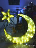 China ramadan decoration moon and star lights factory