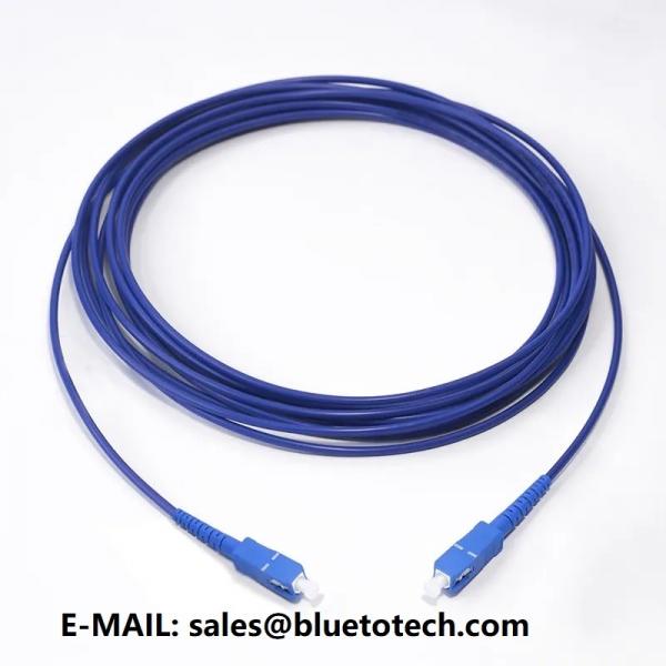 Quality 2mm Armored Fiber Optic Patch Cord SC/UPC To SC/UPC 3mm Fiber Optic Armroed Patch Cable 3.0mm Single Mode Simplex for sale