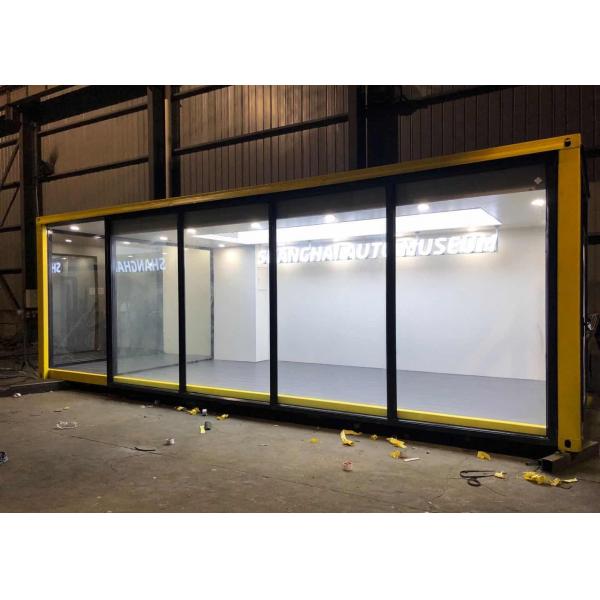 Quality 40HC Prefab Shipping Container Exhibition for sale