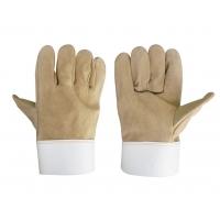 China Two Layer Suede Welder Gloves Half-Leather Gloves Electric Welding Labor Insurance Gloves factory