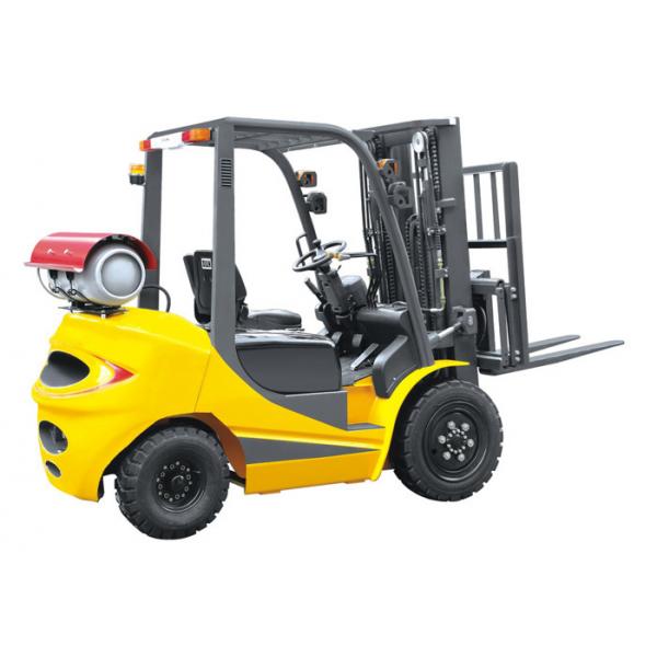 Quality LPG 2.5 Ton Four Wheel Forklift 18km / H Travel Speed CE Certification for sale