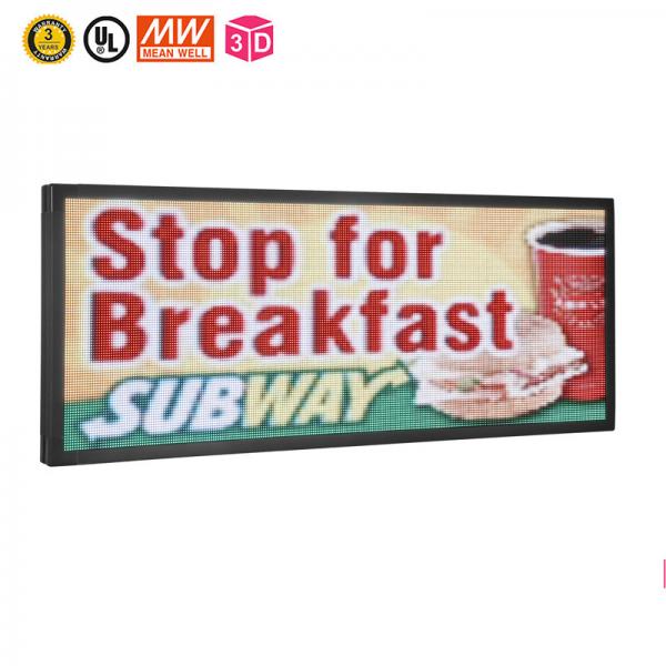 Quality IP20 Waterproof Programmable Scrolling LED Signs , 5mm LED Scrolling Message for sale