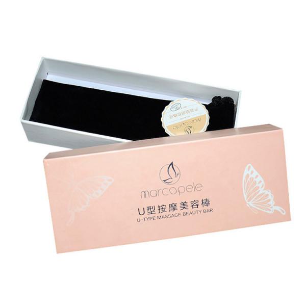 Quality Custom Size Massage Beauty Bar Rigid Paper Gift Box With Eva Inner Tray for sale