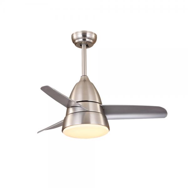 Quality Bedroom Brushless Dimmable LED Ceiling Fan With Remote RoHS Certification for sale