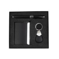 China Gift Business Luxury Corporate Men Gift Set 3 in 1 promotional pen card holder  pen gift sets for clients factory