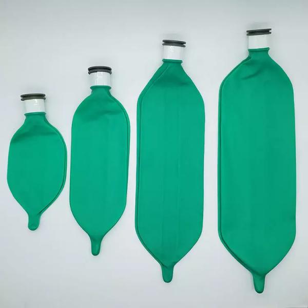 Quality Green Anesthesia Breathing Bag 0.25L - 2L Full Size Latex Breathing Bag for sale