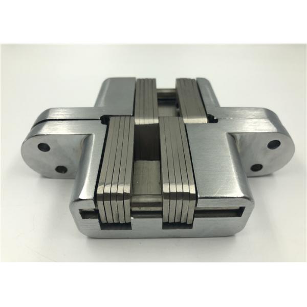 Quality Big Entrance Door Zinc Alloy Invisible Door Hinges Heavy Duty 50mm Thickness for sale